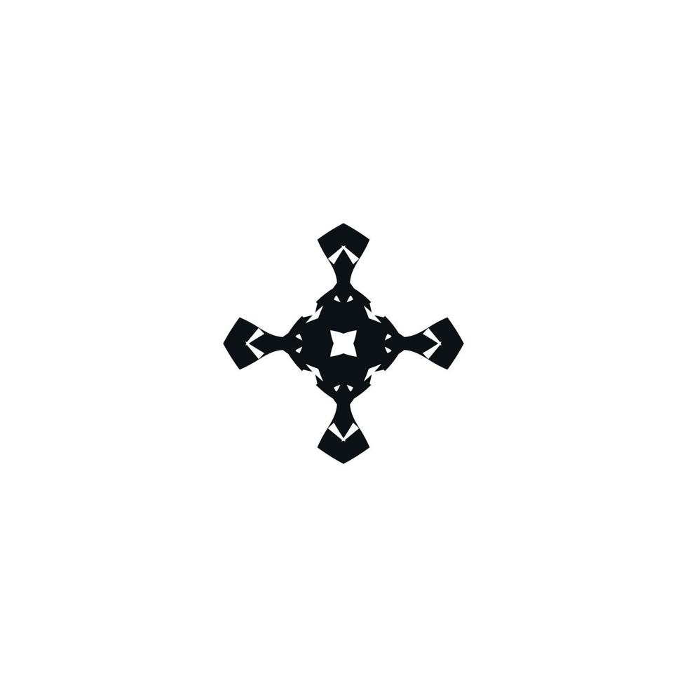 Kreuz-Symbol. einfaches stil-christliches religionsfeiertagsplakat-hintergrundsymbol. Designelement für das Markenlogo der christlichen Religion. Kreuz-T-Shirt-Druck. Vektor für Aufkleber.