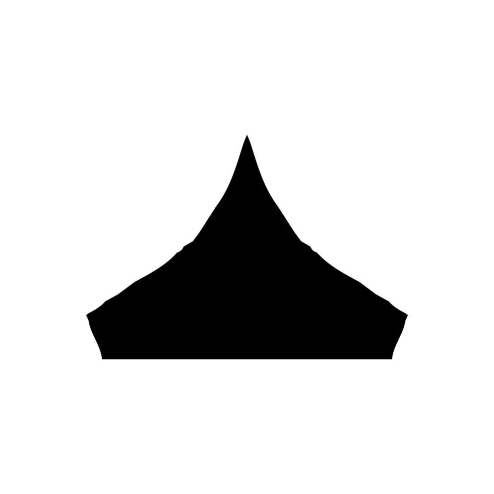 tält ikon. enkel stil camping resa affisch bakgrund symbol. tält varumärke logotyp design element. tält t-shirt utskrift. vektor för klistermärke.