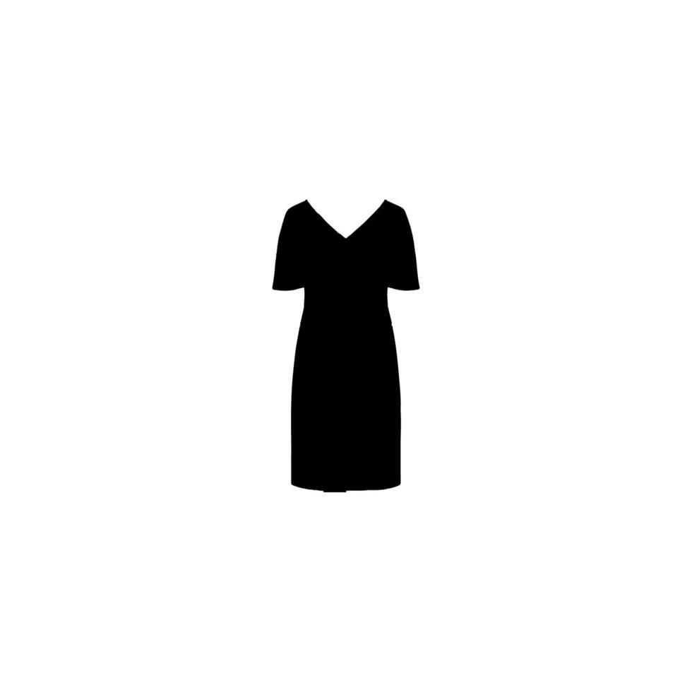 Frau Kleid Symbol. einfache Art Hochzeitskleid mieten Poster Hintergrundsymbol. Frauenkleid Markenlogo Gestaltungselement. Frauenkleid T-Shirt bedrucken. Vektor für Aufkleber.