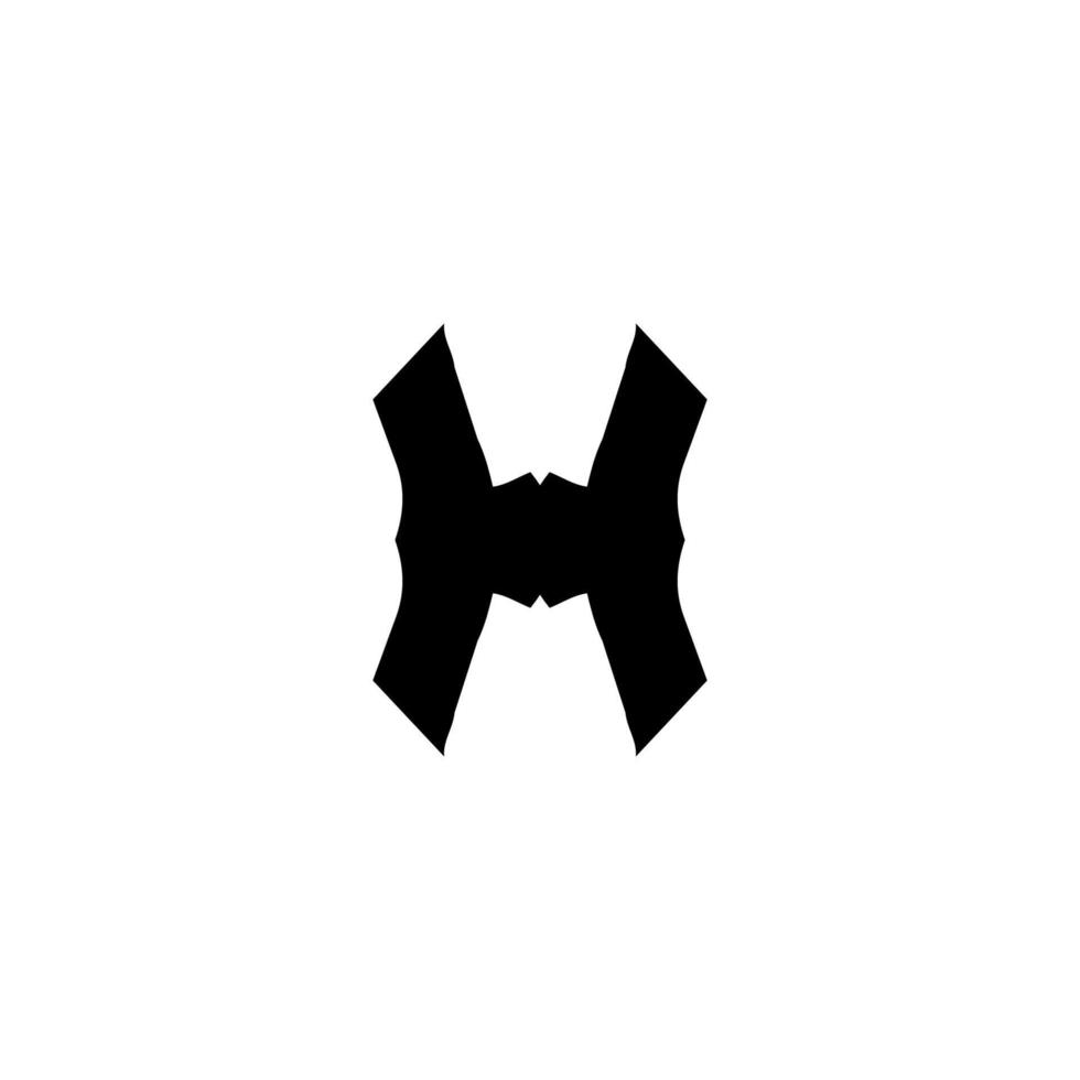 h ikon. enkel stil h företag affisch bakgrund symbol. h varumärke logotyp design element. h t-shirt utskrift. vektor för klistermärke.