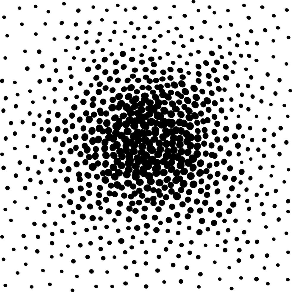abstraktes Punktmuster. geometrischer Druck mit Punkten. Spot-Kreis-Hintergrund vektor
