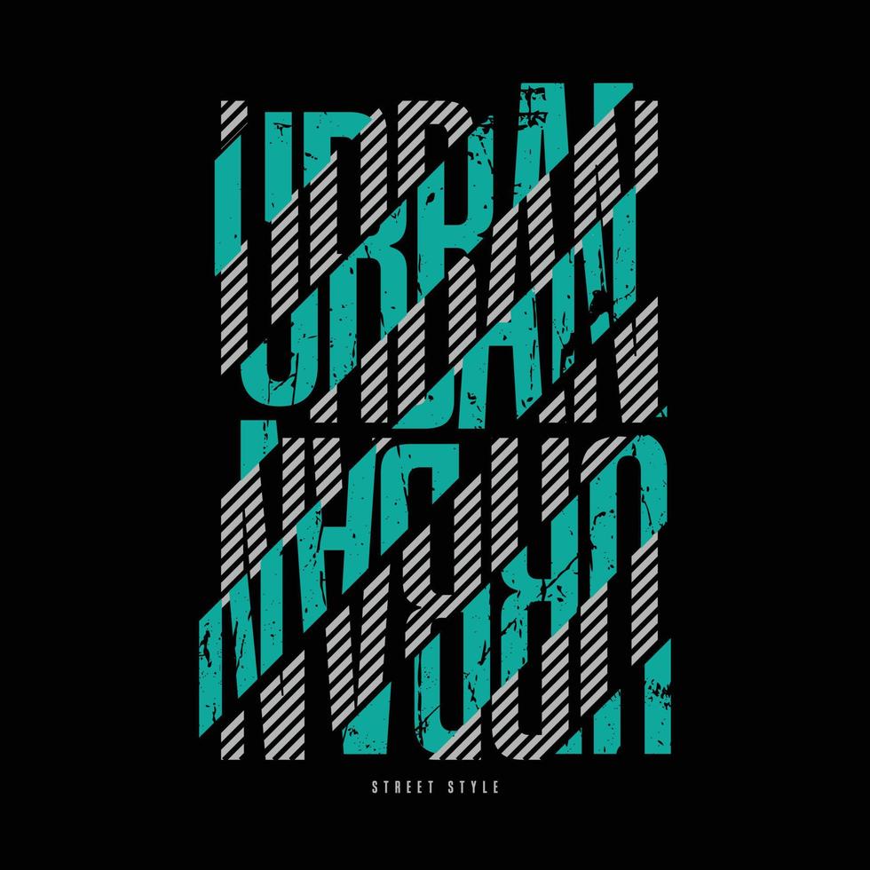 urbanes grafisches T-Shirt- und Bekleidungsdesign vektor