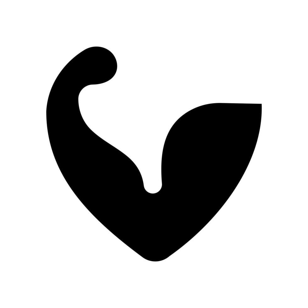 Fitness-Studio-Arm-Symbol. Fitness-Logo-Design-Vektor-Vorlage vektor