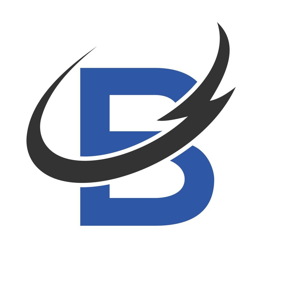 brev b logotyp design vektor mall