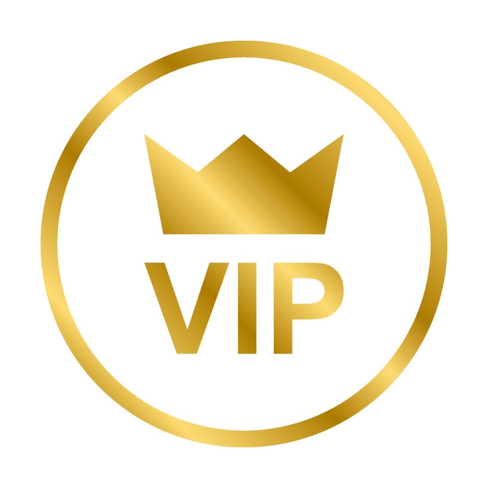 VIP-Symbolvektor für Grafikdesign, Logo, Website, soziale Medien, mobile App, ui vektor