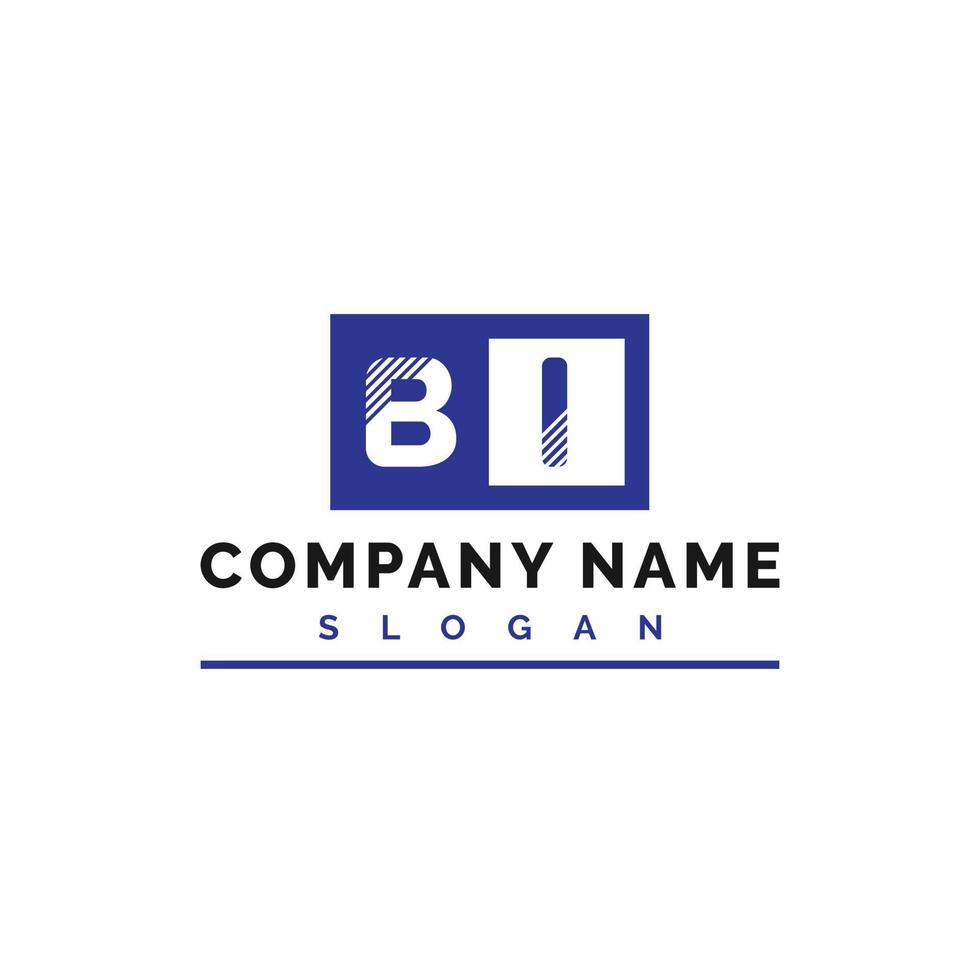 Bi-Buchstaben-Logo-Design vektor