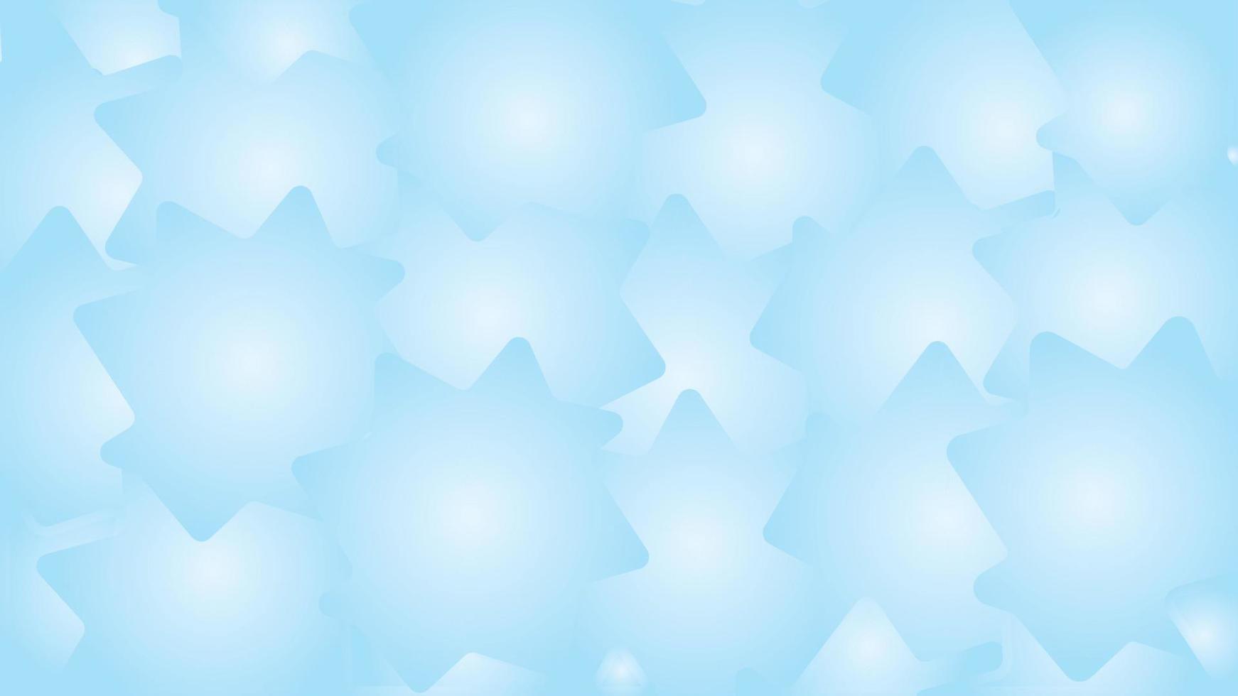 abstrakt blå bakgrund med stjärnor, aqua blå mjuk textur lutning bakgrund vektor