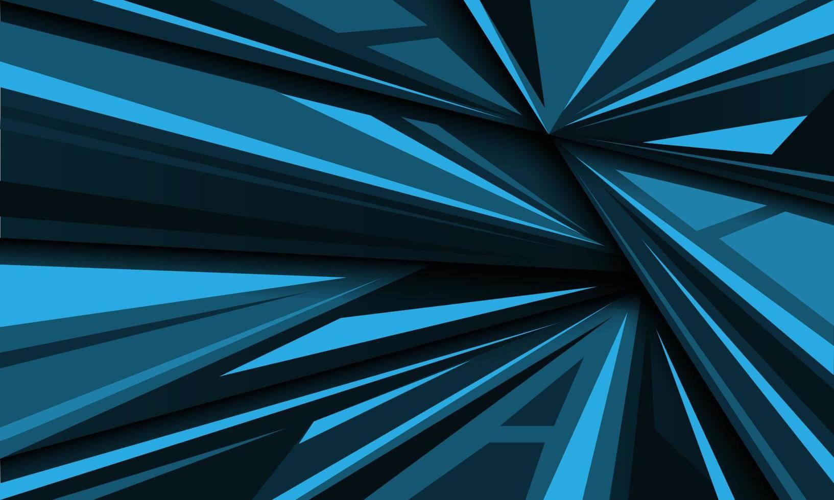abstrakter blauer Ton geometrisches Dreieck vorstellen Design moderner futuristischer kreativer Hintergrundvektor vektor