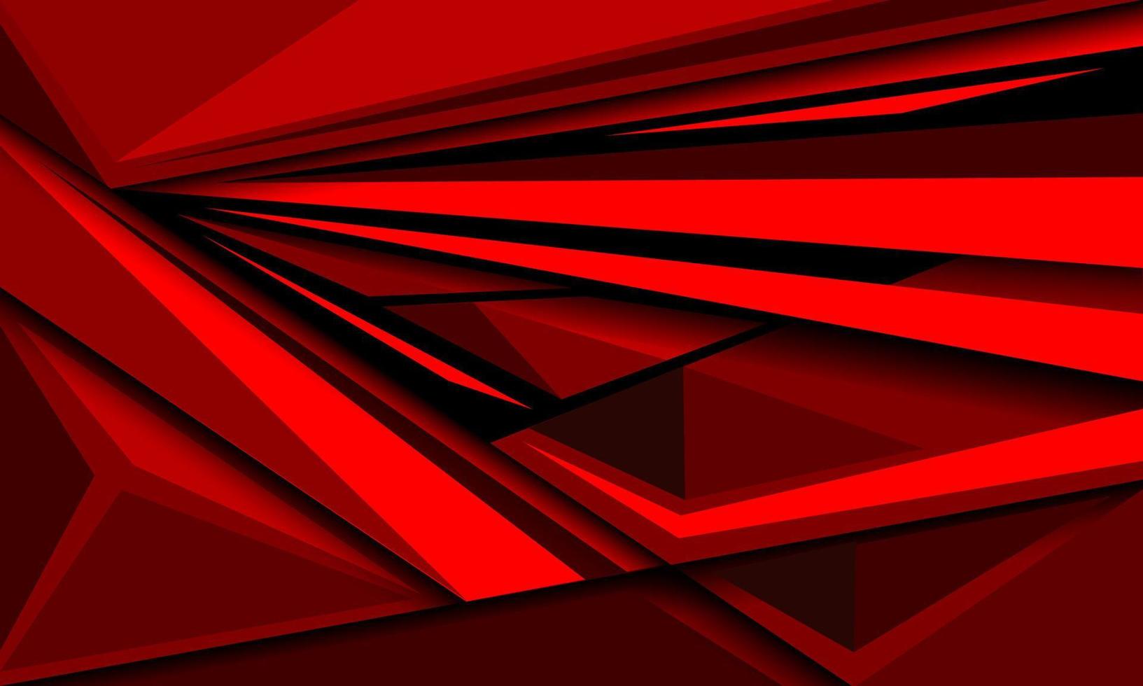 abstrakter roter Ton geometrisches Dreieck vorstellen Design moderner futuristischer kreativer Hintergrundvektor vektor