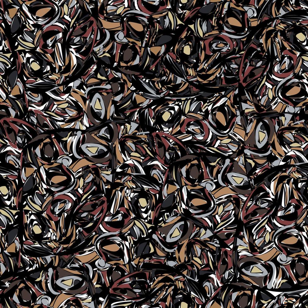 brun klotter mönster vektor