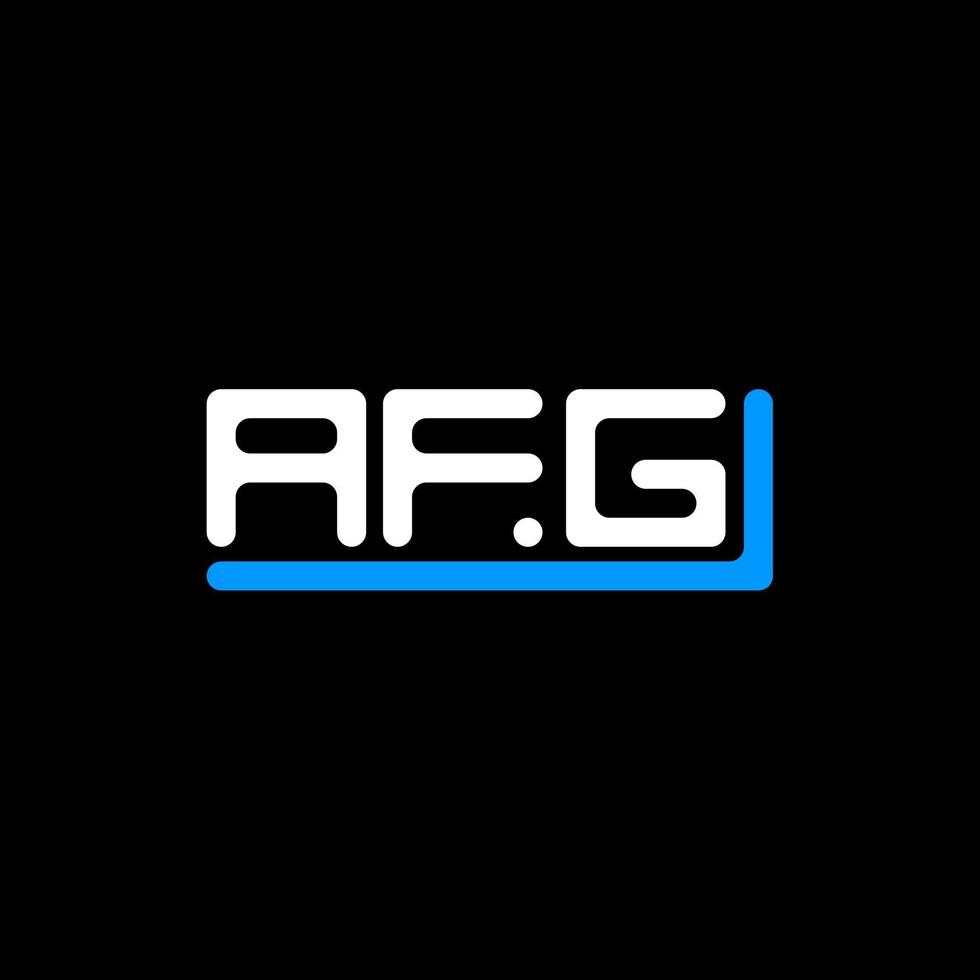 afg brief logo kreatives design mit vektorgrafik, afg einfaches und modernes logo. vektor