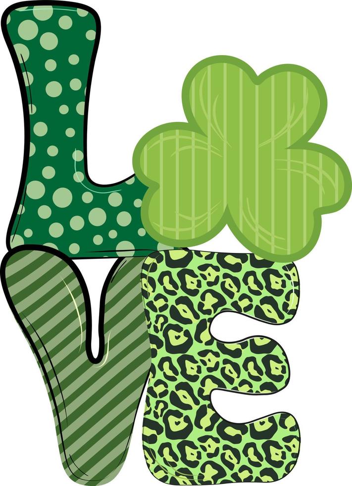 st patricks day liebe vektor