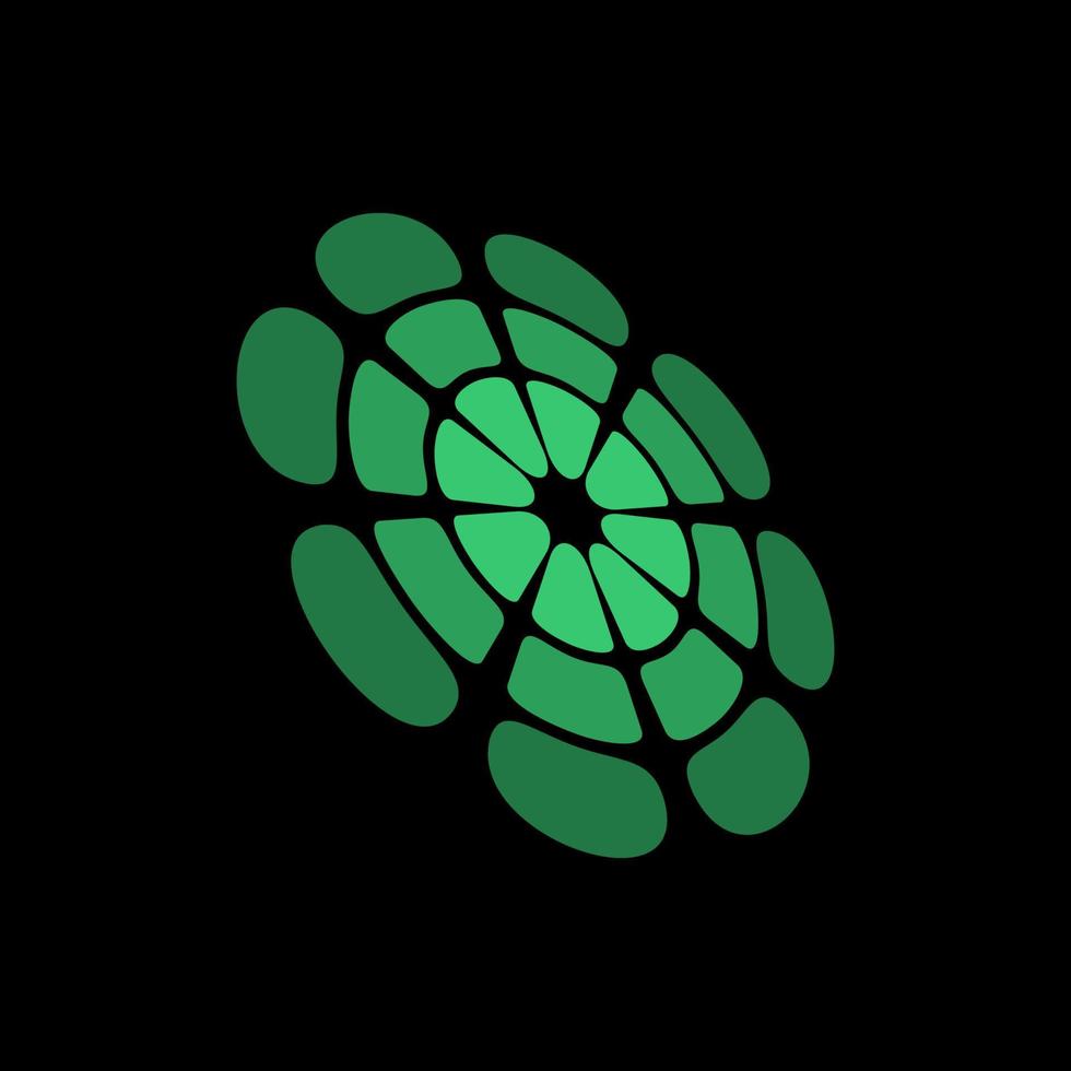 dreieck recyceln mit grünem blatt, recyclingökologie, naturenergielogo oder symboldesign vektor