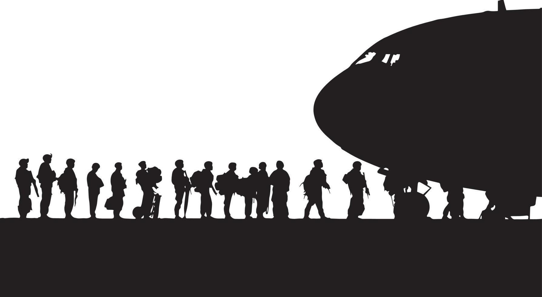 satz von militärischen silhouetten, militärische vektorillustration, armeesoldaten, militärischer silhouettenhintergrund. vektor