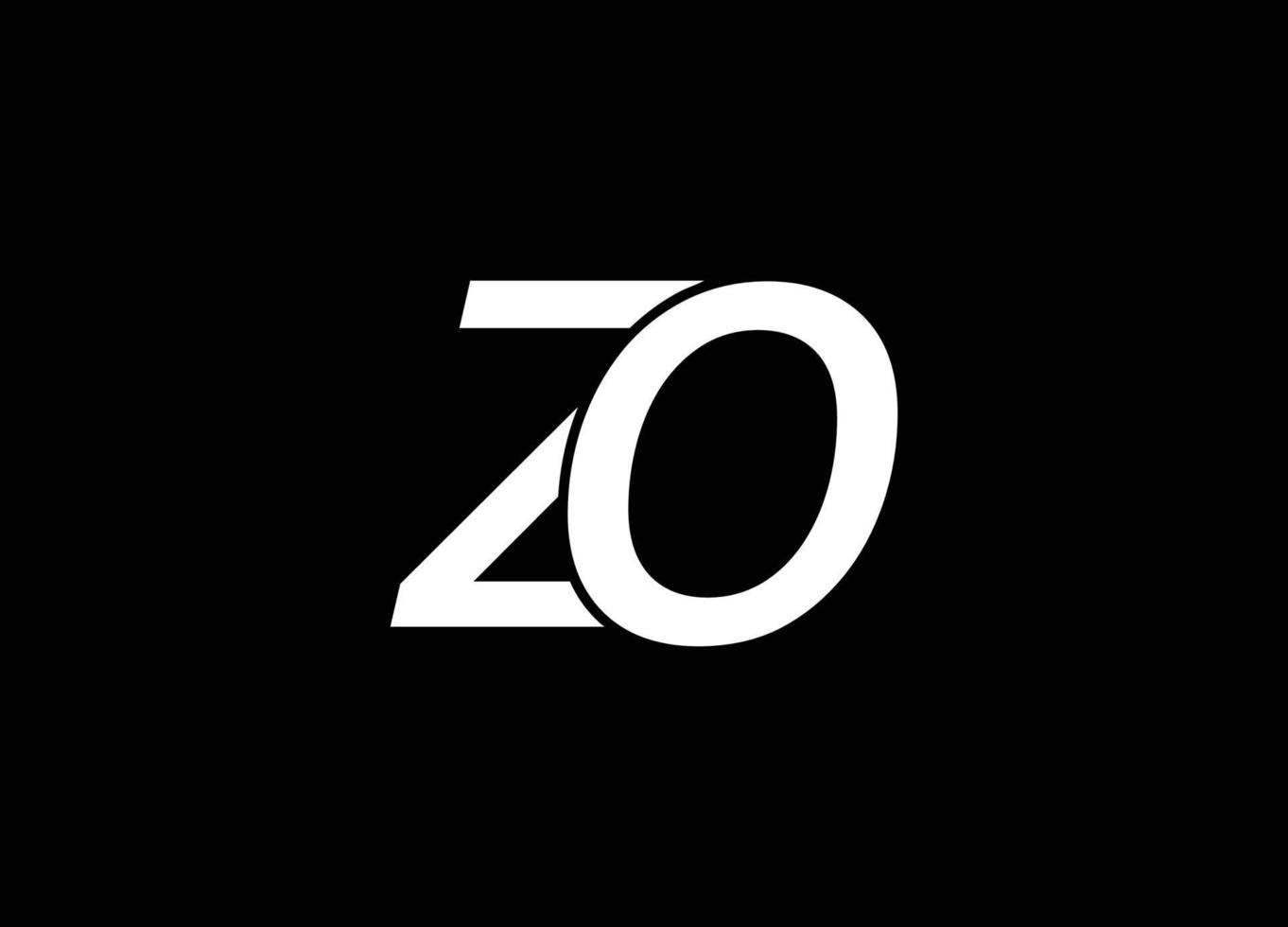 zo logotyp design vektor