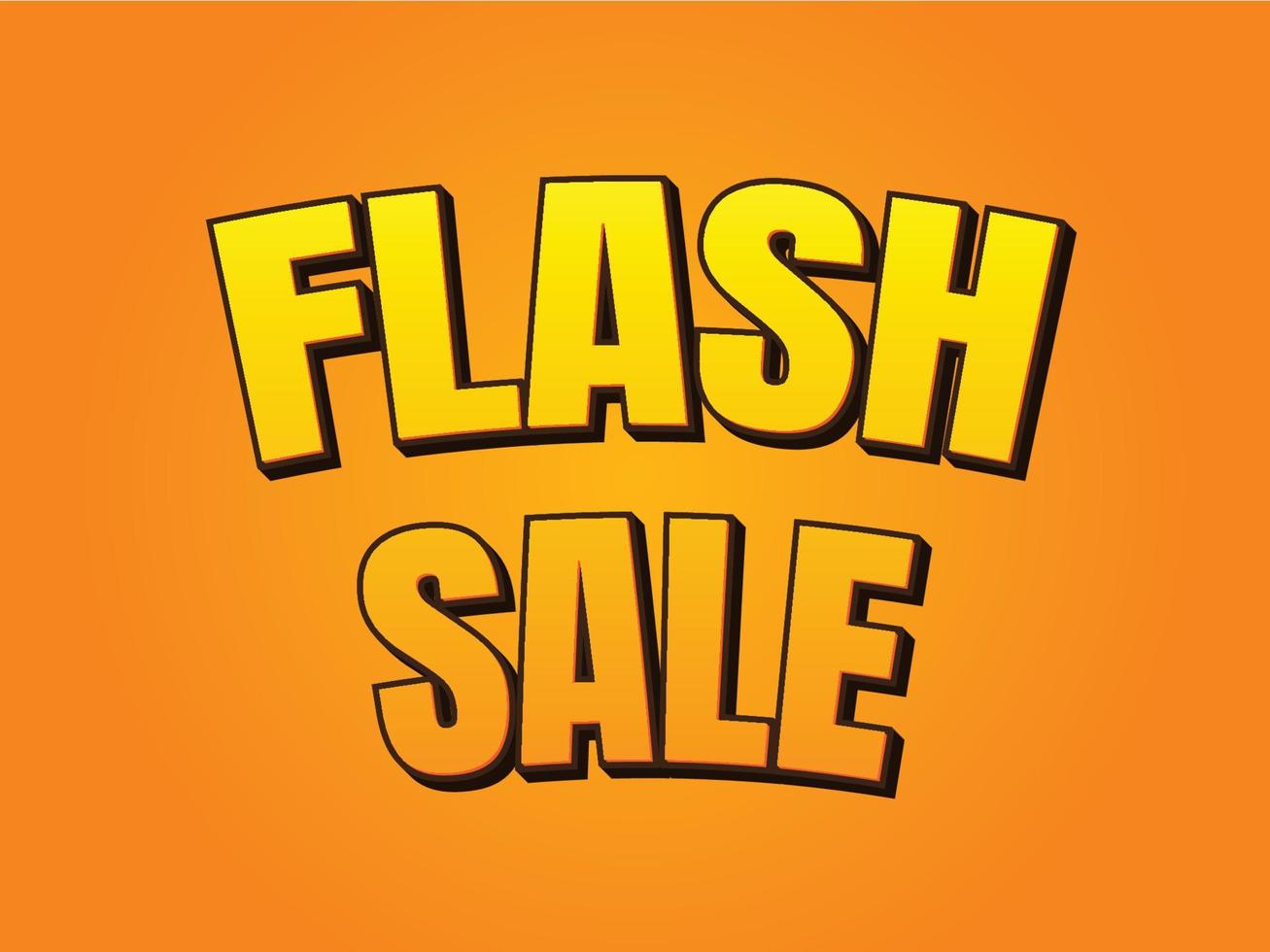 Flash-Sale-Banner-Design-Vorlage für soziale Medien und Website. Sonderangebot Flash-Sale vektor