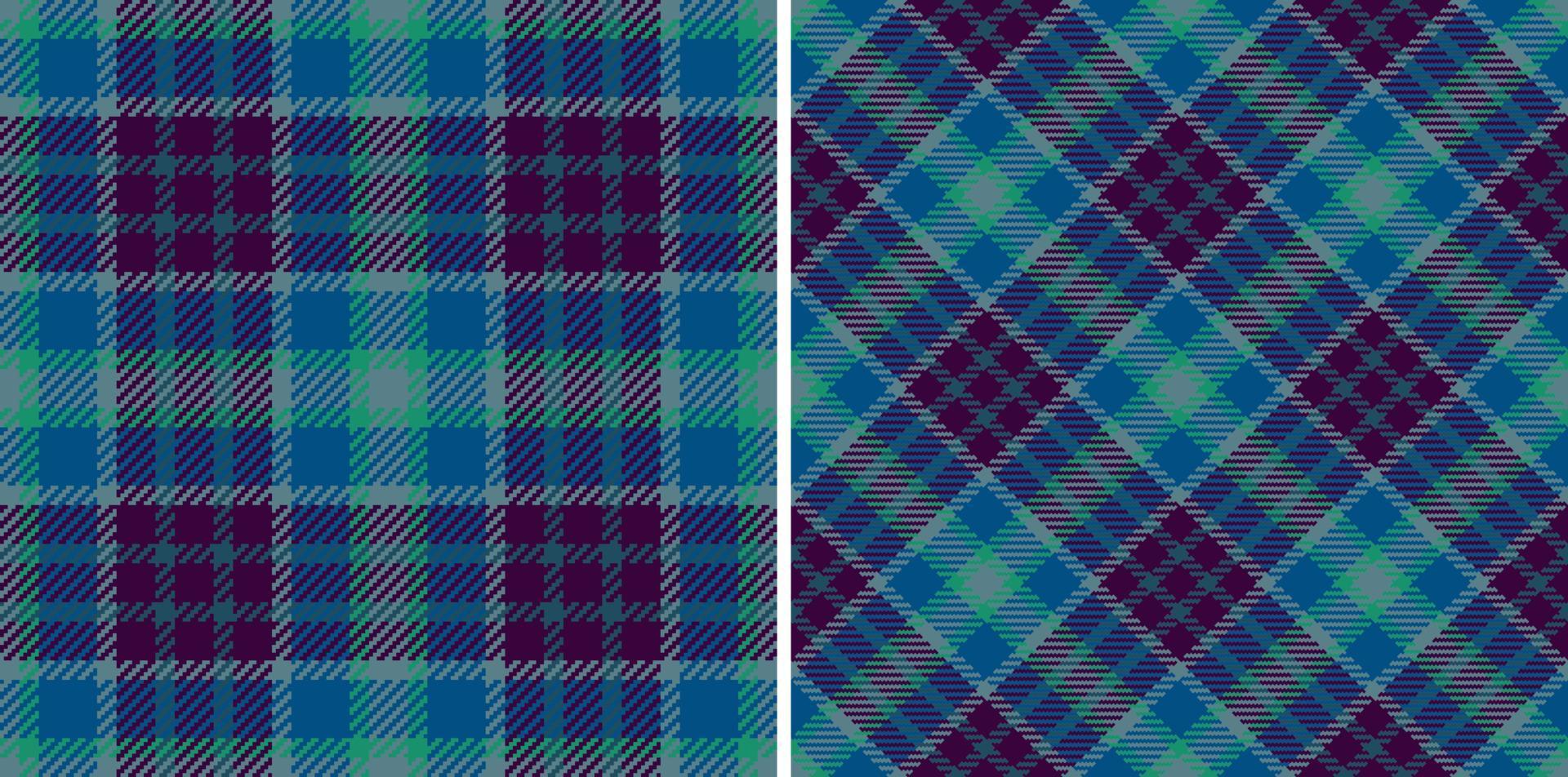 textur textil kariert. Vektorkarostoff. Hintergrund Musterdesign Tartan. vektor