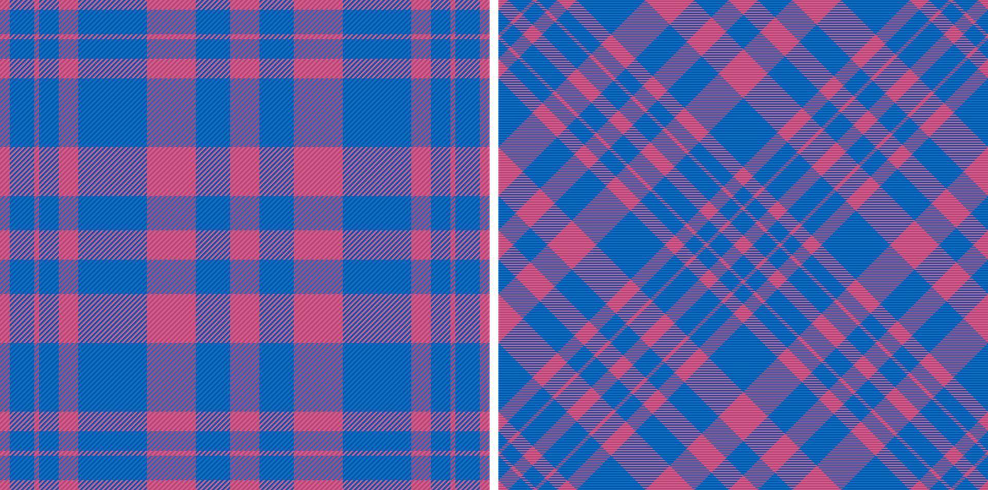 textiler nahtloser Tartan. Hintergrund Stoffprüfung. Textur kariertes Vektormuster. vektor