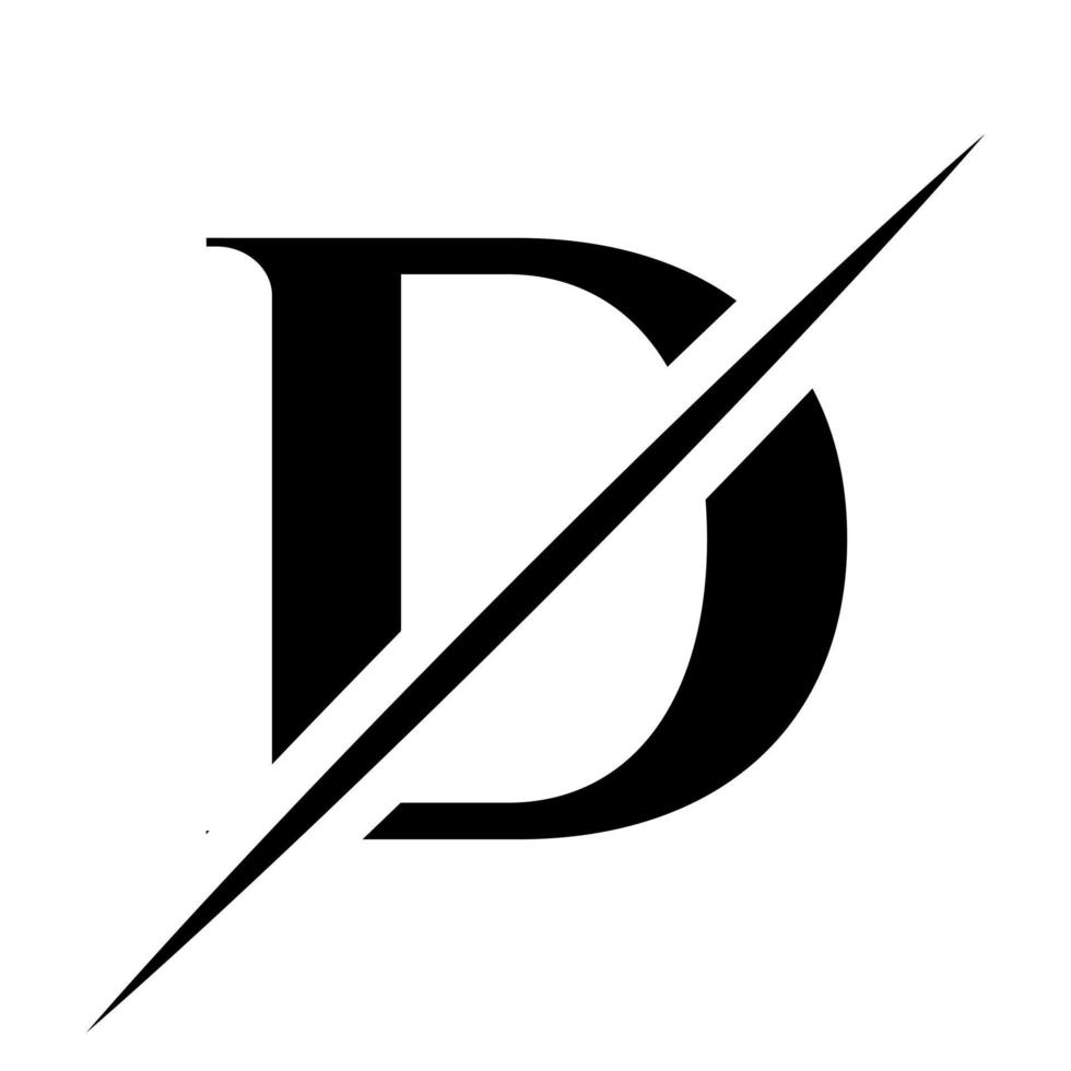 monogramm buchstabe d logo design vorlage. Design von Luxus-, Schönheits- und Modelogos vektor
