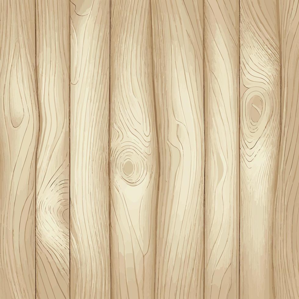 ljus trä textur med knutar, planka bakgrund - vektor