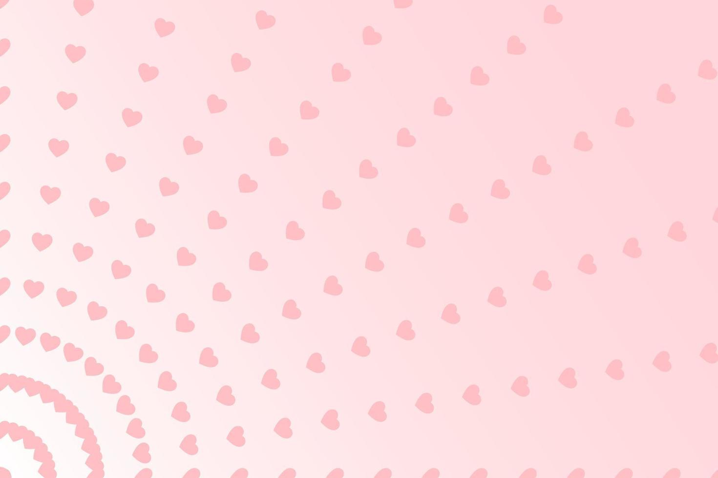 vektor illustration hjärta mönster älskare rosa bakgrund, randig hjärta form mönster abstrakt