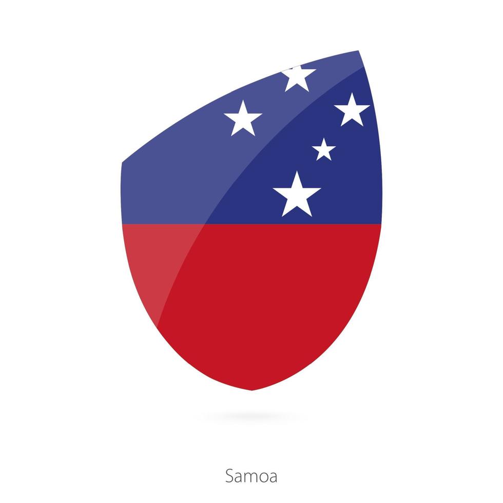 Flagge von Samoa. vektor