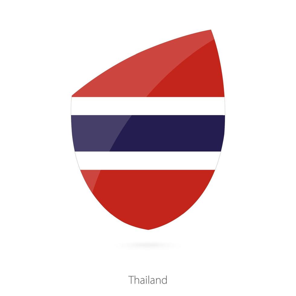 Thailand flagga. vektor