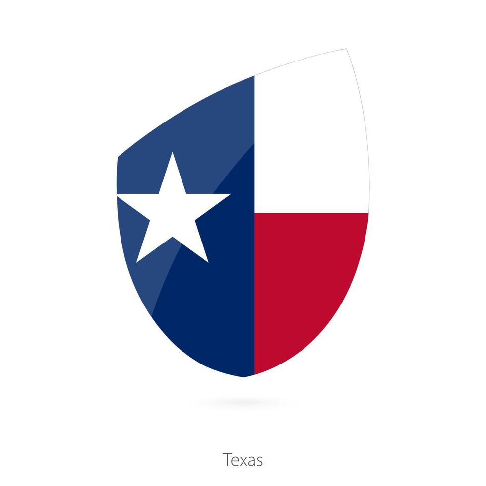 flagga av texas. vektor