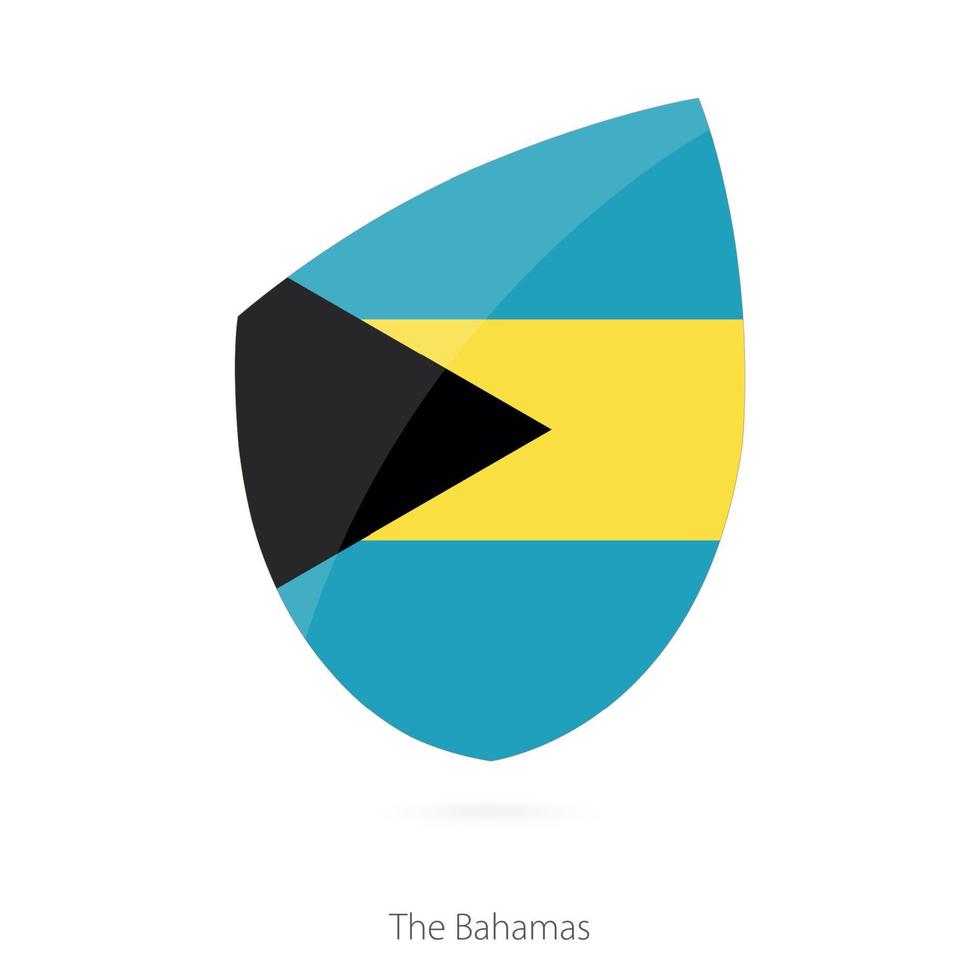 Flagge der Bahamas. vektor