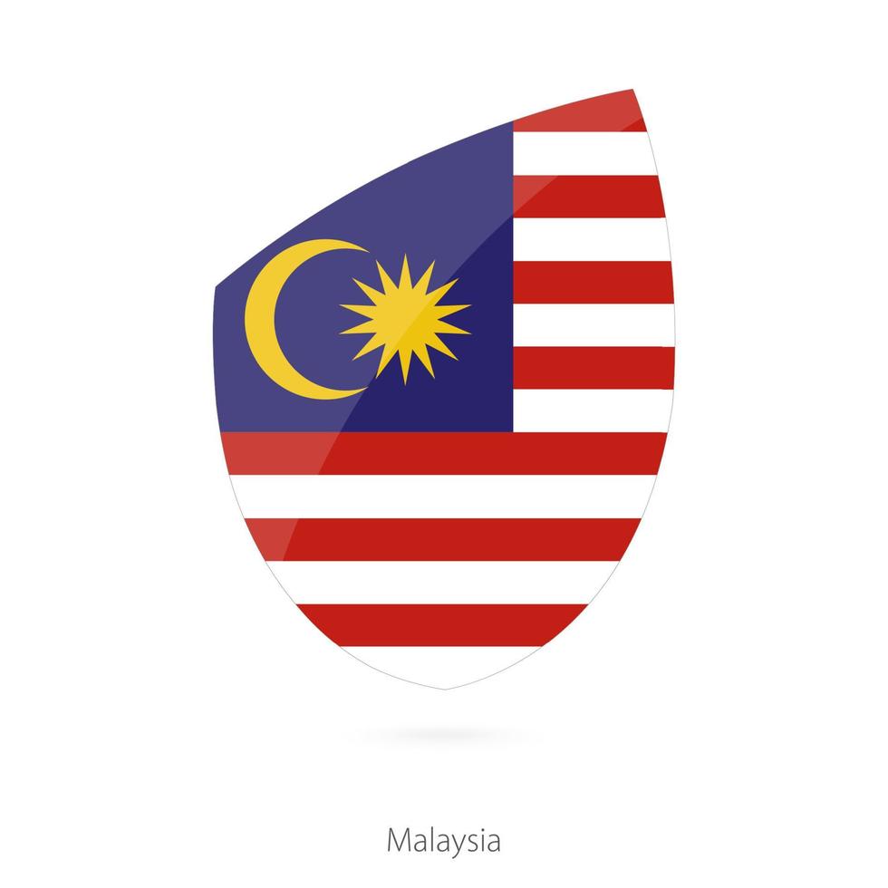 Flagge von Malaysia. vektor