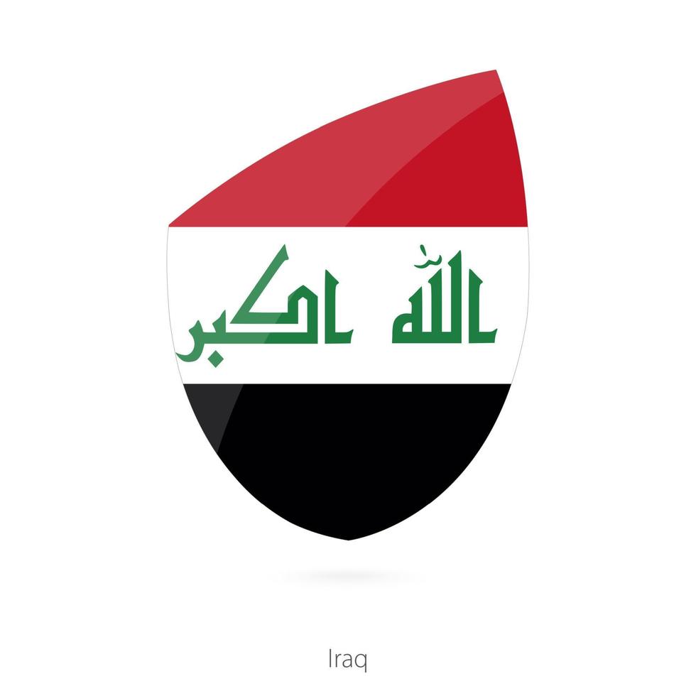 Flagge des Irak. vektor