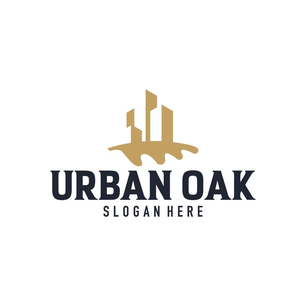 urban ek logotyp design vektor