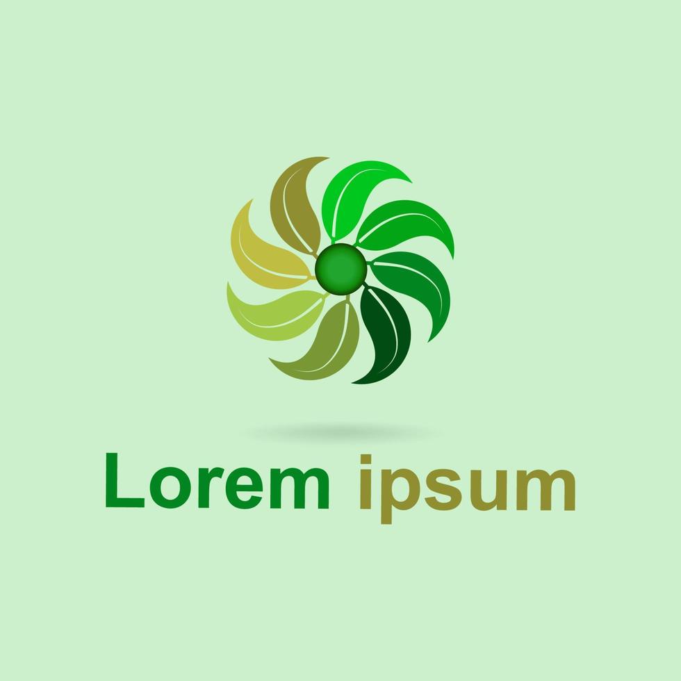 blad naturligtvis kreativ företag logotyp. eco och bio naturlig organisk logotyp begrepp ikon. design lämplig för natur tecken, hälsa vård, för spa, organisk mat eller alternativ medicin Centrum. eps 10 vektor