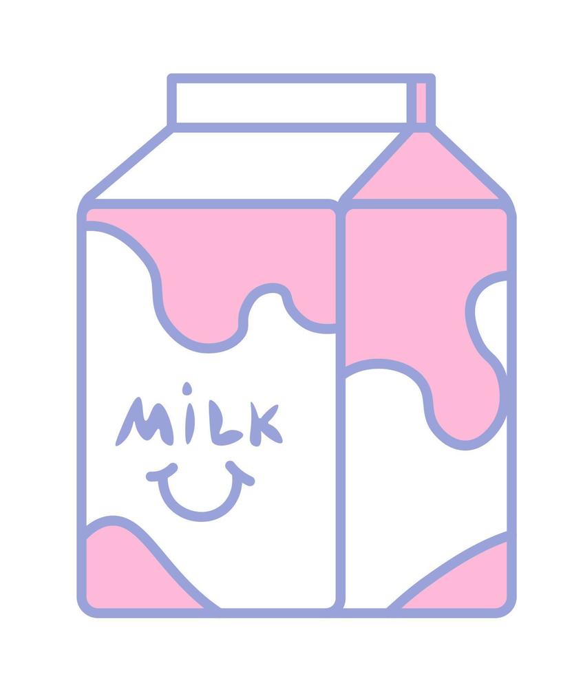 paket av mjölk, mejeri Produkter för spädbarn matning vektor