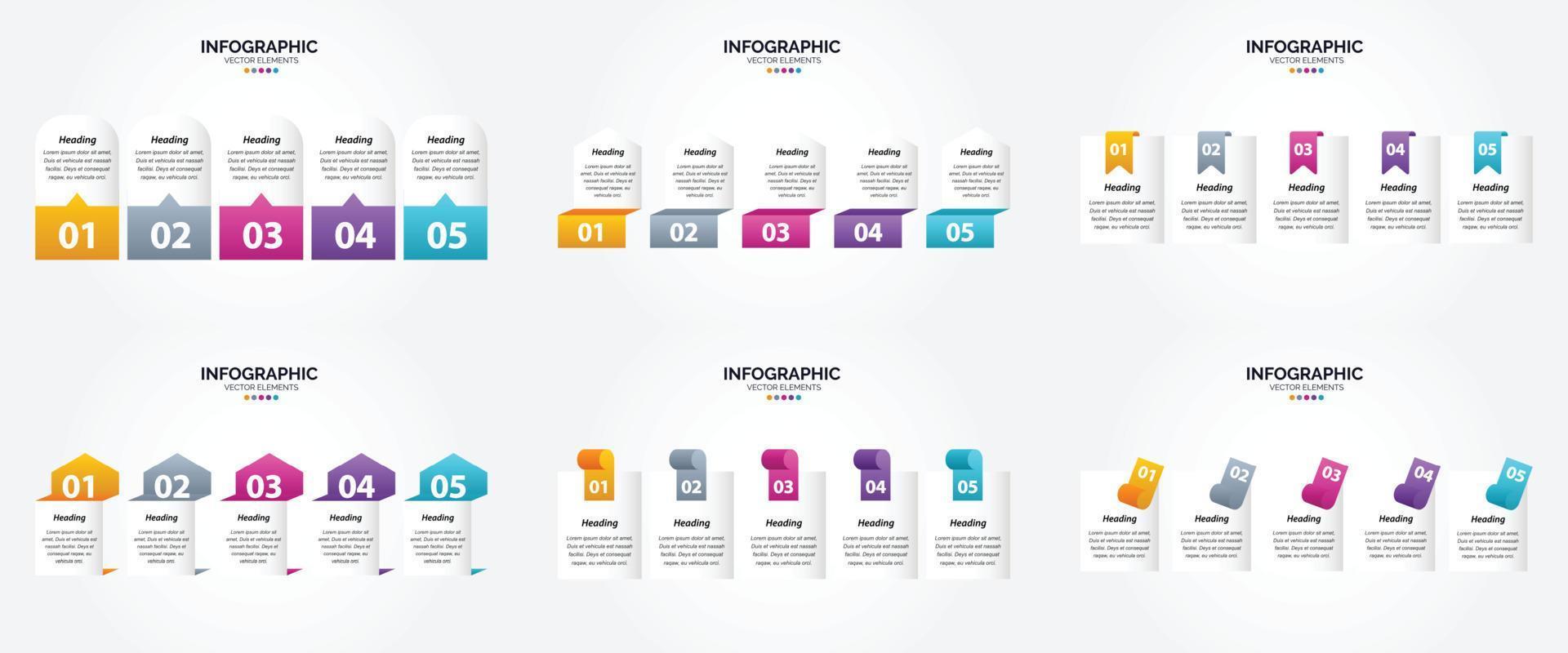 vektor illustration infographics uppsättning i platt design för reklam i broschyrer. flygblad. och tidningar.