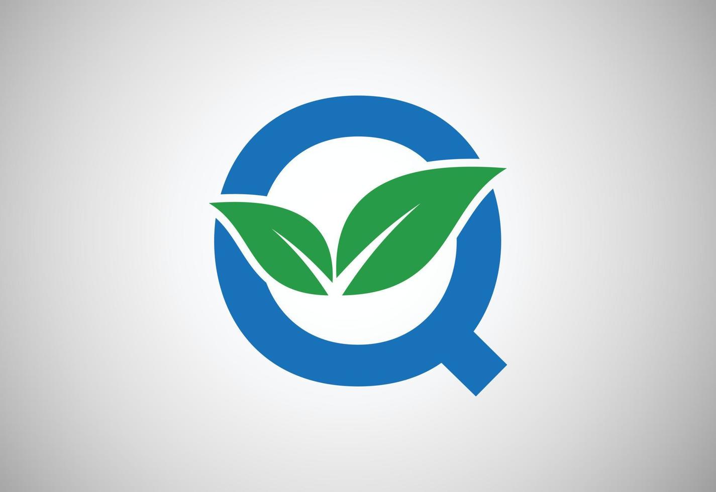 Buchstabe q-Logo-Design-Vorlage, Vektorillustration vektor