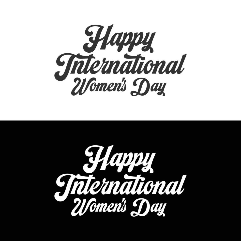 Happy Women's Day T-Shirt Typografie Design kostenlos vektor