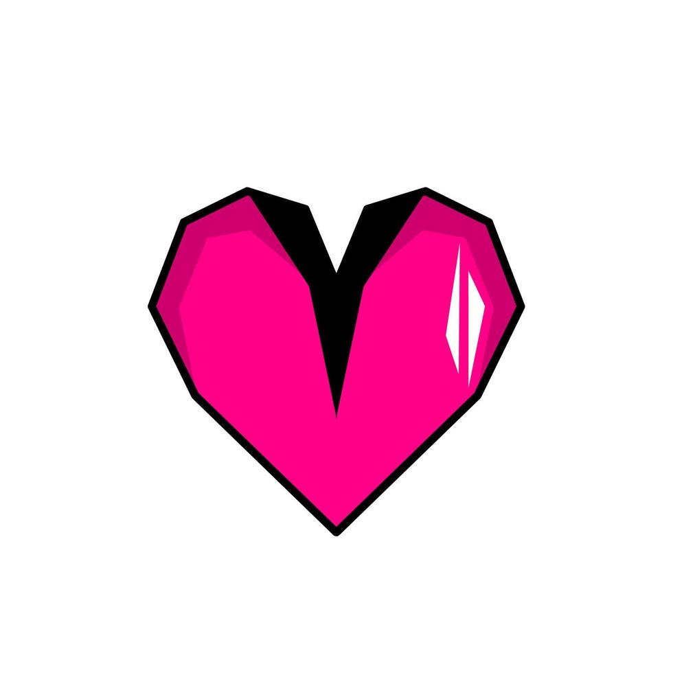 kärlek ikon design, enkel ikon med elegans begrepp, perfekt för valentine symbol eller din bussiness logotyp vektor