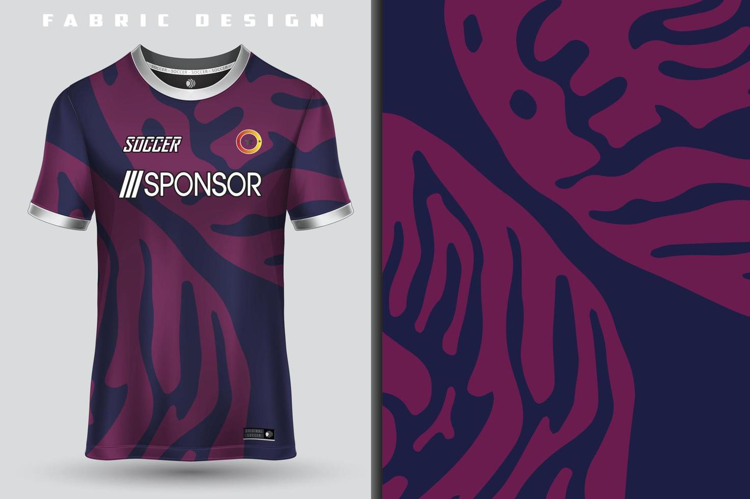 Sport-Trikot-Design für Sublimation vektor