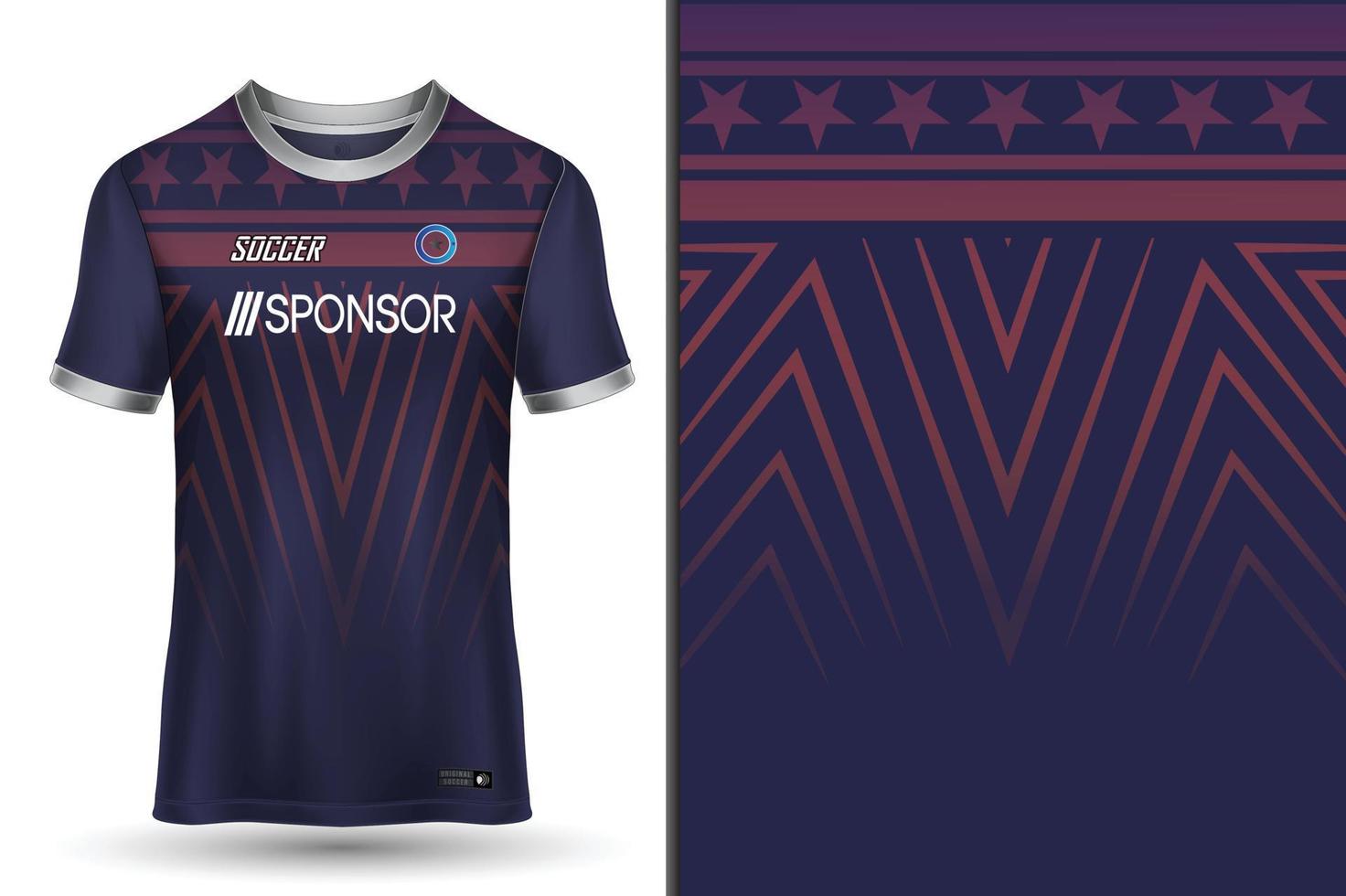 Sport-Trikot-Design für Sublimation vektor