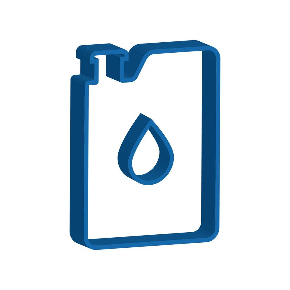 Ölkanister-Logo vektor