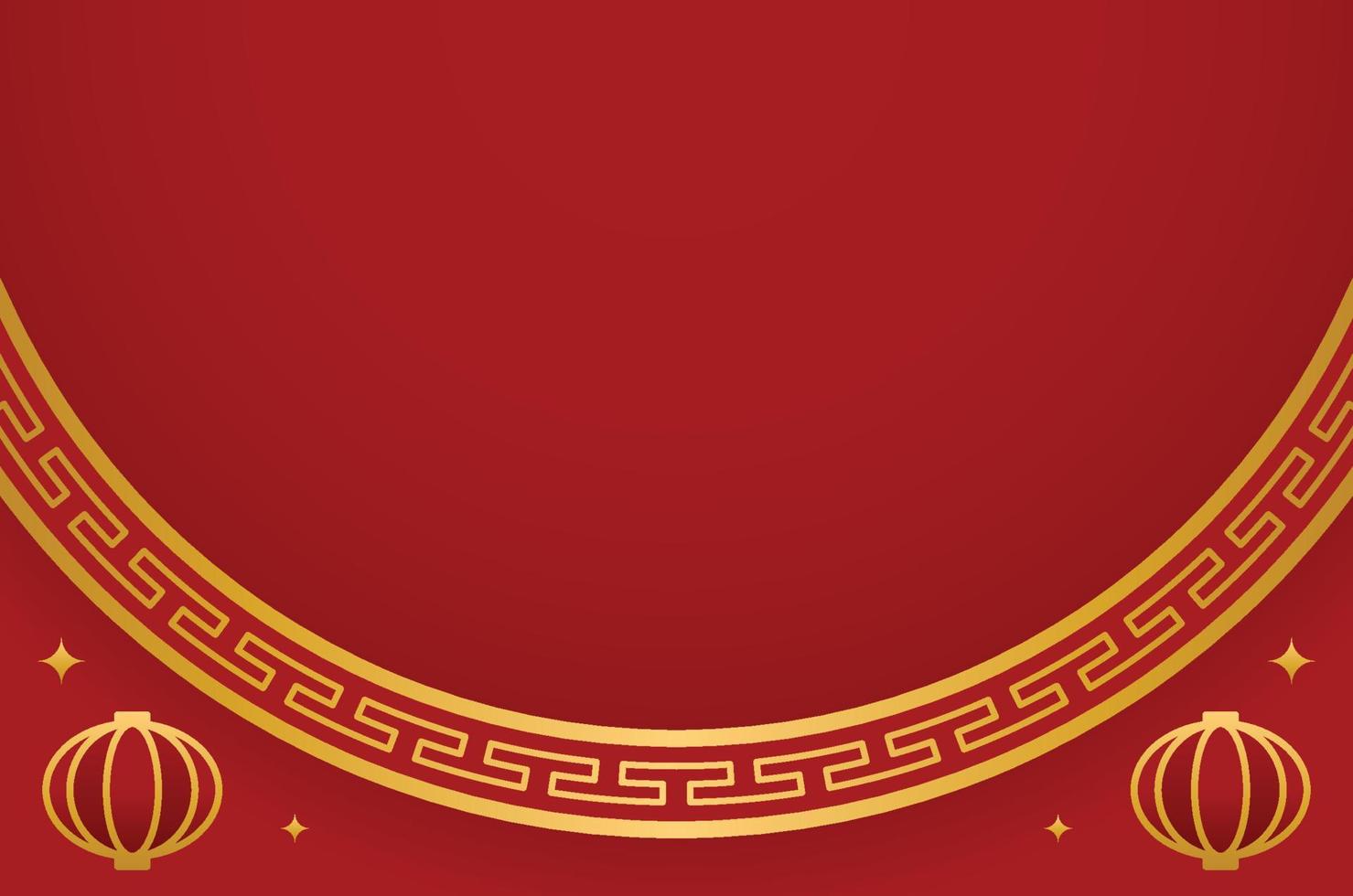 traditioneller chinesischer roter hintergrund vektor