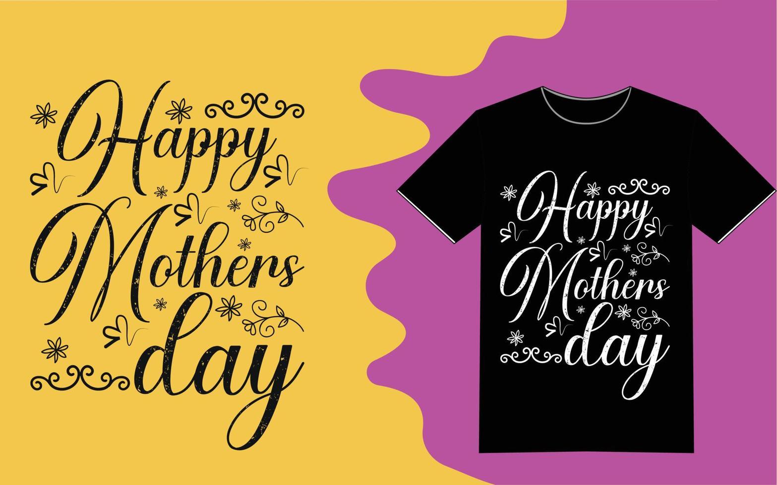 mödrar dag - världens bäst mamma t-shirt vektor