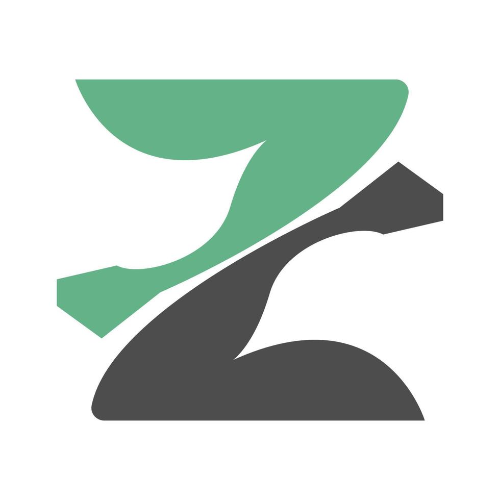 Buchstabe z-Logo-Icon-Design vektor