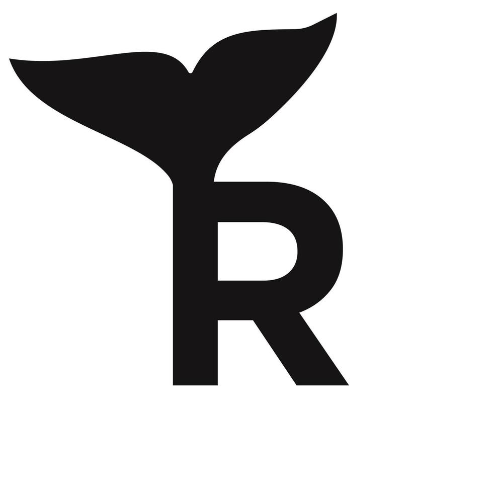 brev r val logotyp design mall vektor tecken