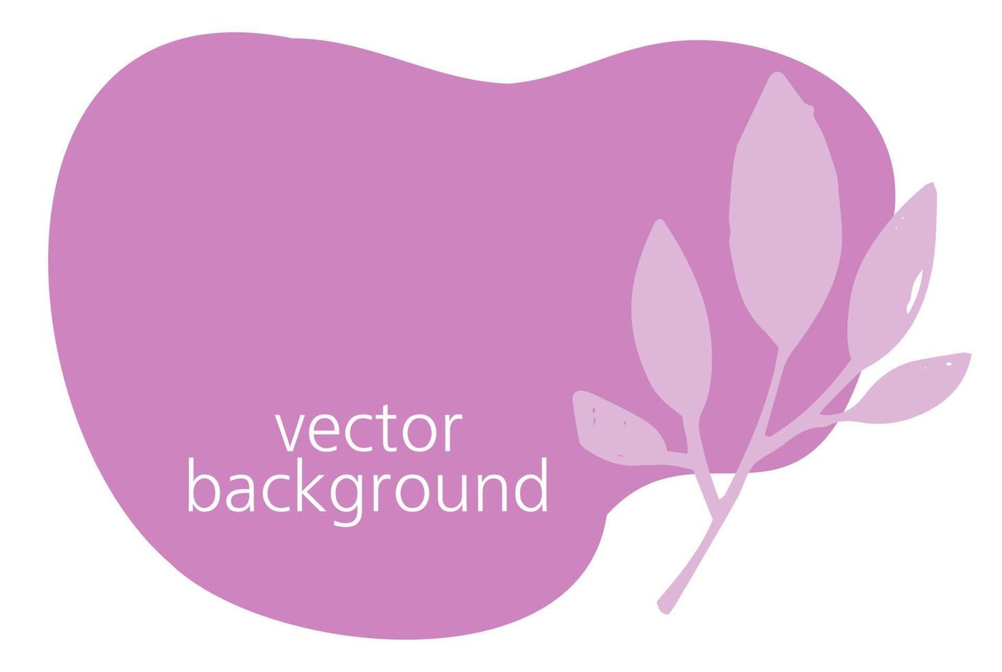 löv och botanik på feminin elegant banderoller vektor