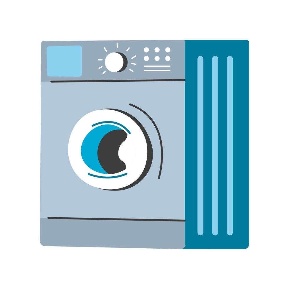 tvättning maskin, elektrisk apparater för Hem vektor