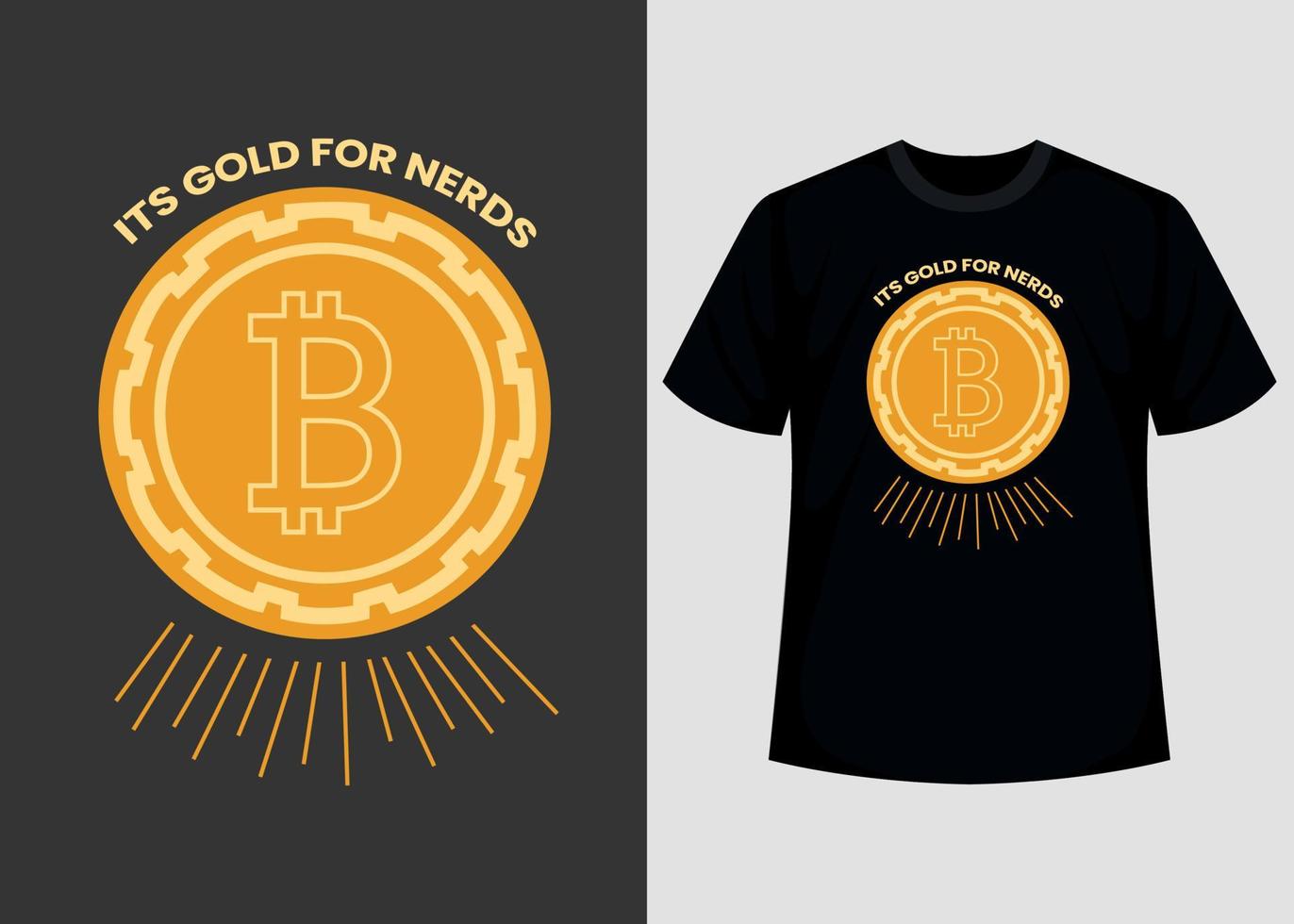 bitcoin crypto tryckbar t skjorta design grafisk vektor mall