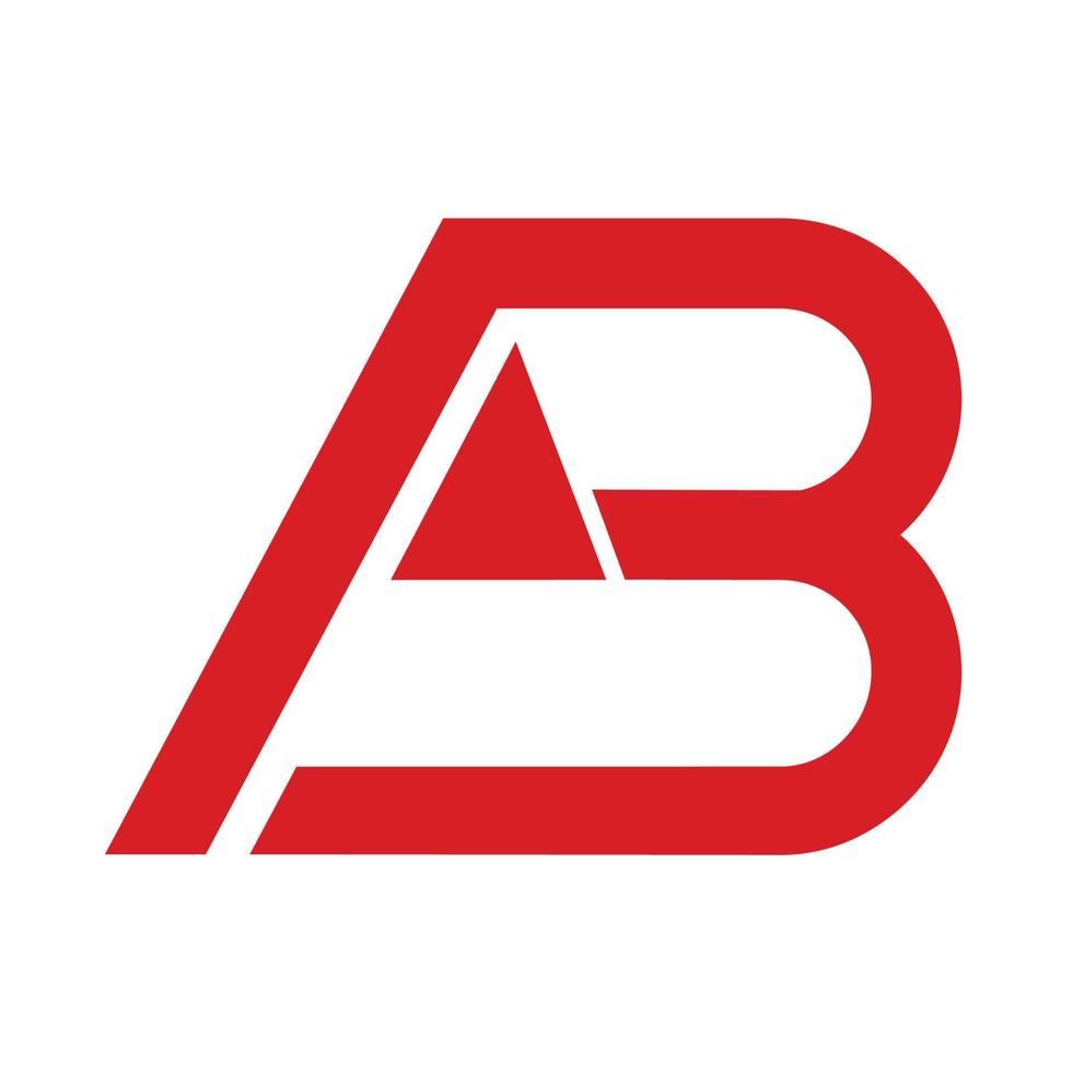 Alphabet Buchstaben Symbol Logo ab vektor