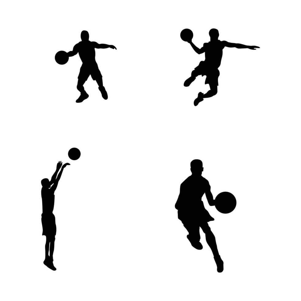 basketboll logotyp Vektor